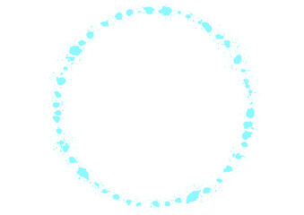 筆で書いた水滴のイメージ