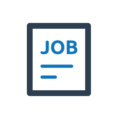 Fototapeta premium Job Application Icon