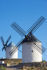 Fototapeta na wymiar The mills of Don Quixote.