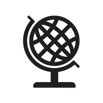 globe icon vector, word icon