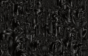 Luxury Silver seamless pattern. Liquid marble swirl texture. Abstract background. Marbling technique fluid dye design for fabric, tile, interior, postcard, banner, cover, wallpaper, website, Vector.