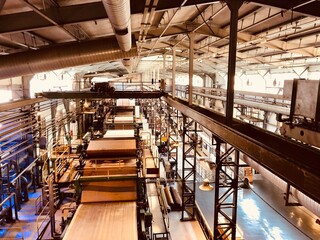 interior of a factory