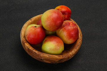 Sweet tasty fresh ripe apricots