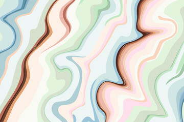 Texture of multicolored striped marble. Vector illustration