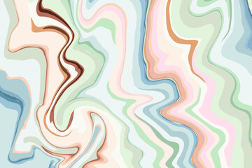 Texture of multicolored striped marble. Vector illustration