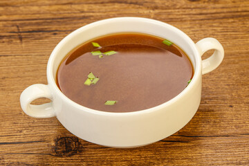 Japanese tradtitional Miso soup with tofu