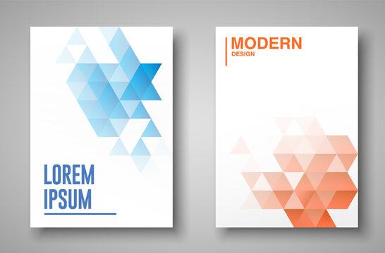 Vector covers design template. Geometric gradient background. Background for decoration presentation, brochure, catalog, poster, book, magazine