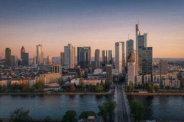 German and European finance city Frankfurt