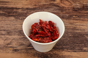 Dried tomato with olive oil