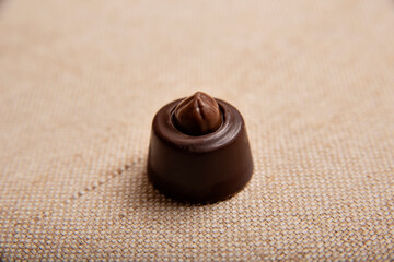 Close up of chocolate candies