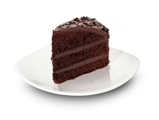  Tarta de chocolate, porción.  Chocolate cake, slice