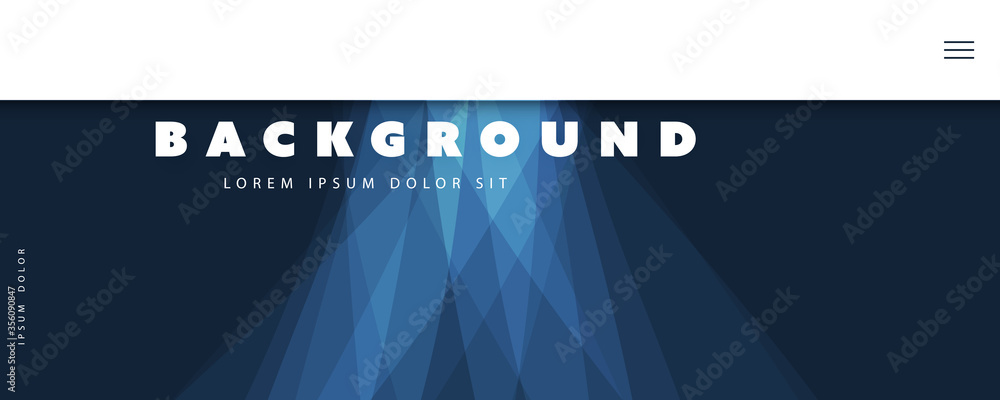 Aufkleber abstract blue minimal geometric pattern background, multi purpose template, gradient shapes composit