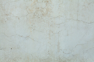 Light blue weathered wall texture. Old Background with crack