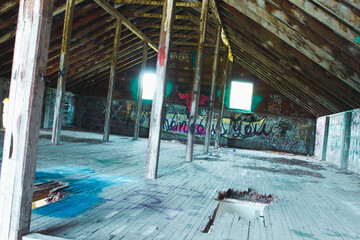 old abandoned building