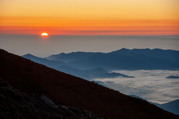 富士山から見た日の出