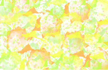 Abstract Watercolor Background Patern Illustration Design. Yellow, Green and Orange Shade Color.