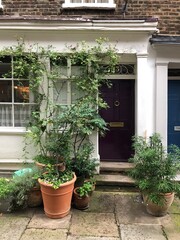 house with flowers in England