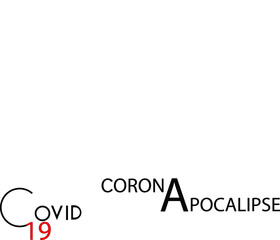 Covid-19 logo . coronavirus . vector illustration.