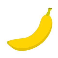 tasty food color flat icon banana