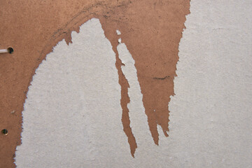 torn cardboard background