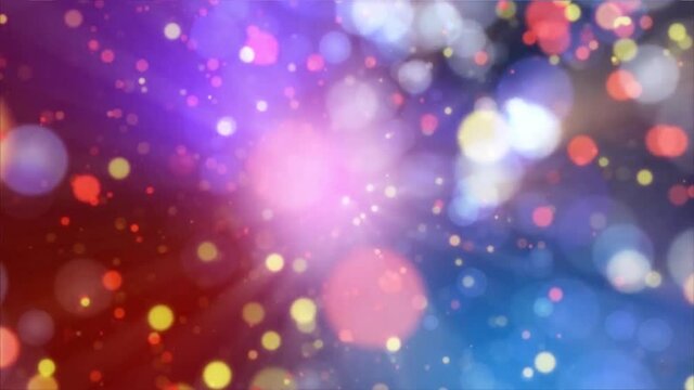 magic shining circle particle motion effect