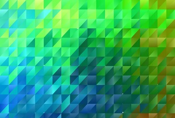 Dark Multicolor vector abstract polygonal background.