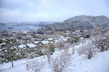 雪の日の長崎