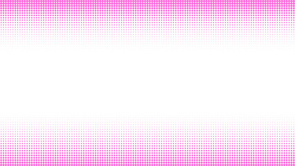 white background with pink dots