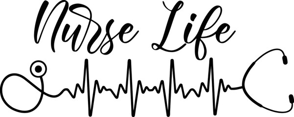 Heartbeat SVG, Nurse SVG, Doctor SVG, Healthcare Svg, Stethoscope Svg,nurse svg, medical team svg, medical svg, nursing svg, bandage svg	
