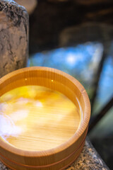 日本の温泉　和風イメージ