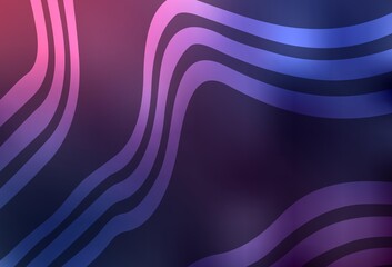 Dark Purple vector template with wry lines.