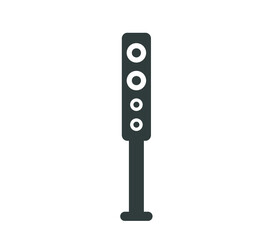 Speaker icon.  Cinema sound system.  Home cinema icon. 