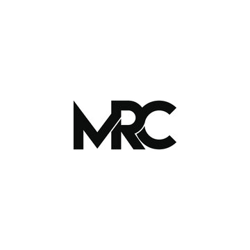 mrc letter original monogram logo design