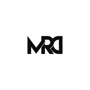 mrd letter original monogram logo design