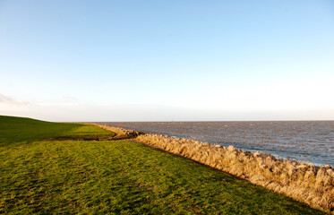 Wattenmeer bei Flut, Friiedrichskoog-Spitze, Schleswig-Holstein