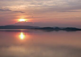 Sunset at Lake Balaton, Hungary