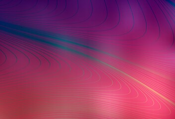 Dark Purple, Pink vector background with lines.