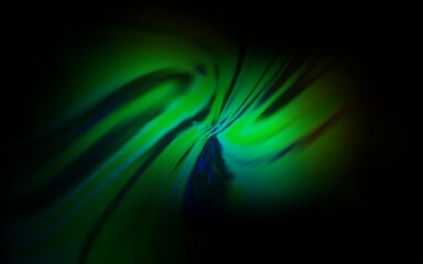 Dark Green vector layout with curved lines. A completely new colorful illustration in simple style. Template for cell phone screens.