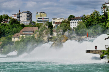 Rheinfall bei Schaffhausen in der Schweiz 20.5.2020
