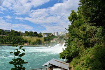 Rheinfall bei Schaffhausen in der Schweiz 20.5.2020