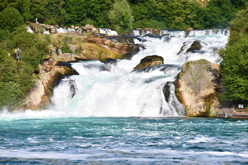 Rheinfall bei Schaffhausen in der Schweiz 20.5.2020