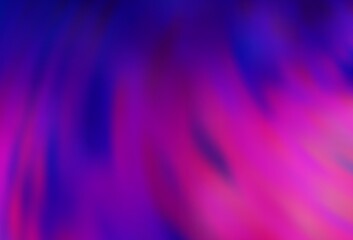 Dark Purple vector blurred bright template.