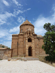 Akdamar island and surp church (Akdamar church) picture. Akdamar Adasi Van Turkey.