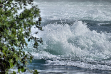 Rheinfall bei Schaffhausen in der Schweiz 20.5.2020