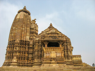 Fototapeta na wymiar A view of Vamana Temple of Khajuraho, India