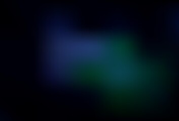 Obraz premium Dark Blue, Green vector abstract blurred layout.