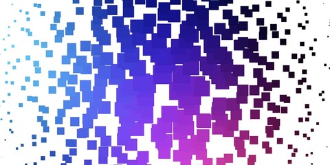 Light Blue, Red vector background in polygonal style. Illustration with a set of gradient rectangles. Modern template for your landing page.