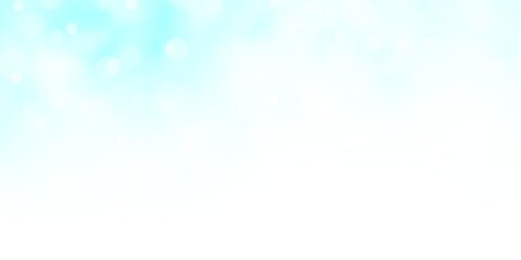 Light BLUE vector layout with circles. Modern abstract illustration with colorful circle shapes. Pattern for booklets, leaflets.