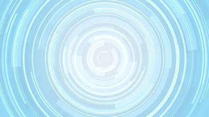 Circle white blue bright technology Hi-tech background. Abstract graphic digital future concept design.