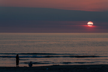 秋田県　西目　海